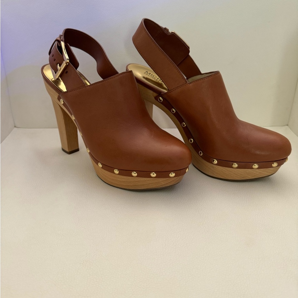 MICHAEL Michael Kors Women's Beatrice Sling Clogs new Sz 8
